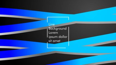 Soyut dalga arka plan mavi degrade ile