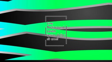 Soyut dalga geçmiş ile yeşil degrade