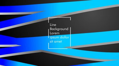 Soyut dalga arka plan mavi degrade ile