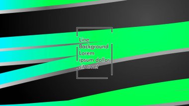 Soyut dalga geçmiş ile yeşil degrade