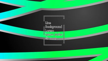 Soyut dalga geçmiş ile yeşil degrade