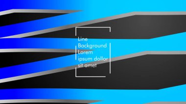 Soyut dalga arka plan mavi degrade ile