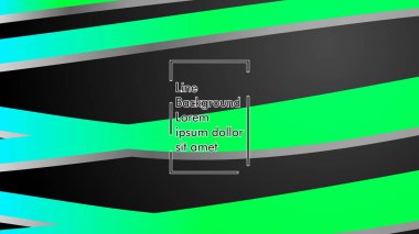 Soyut dalga geçmiş ile yeşil degrade