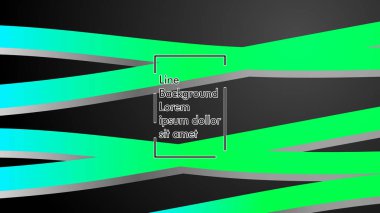 Soyut dalga geçmiş ile yeşil degrade