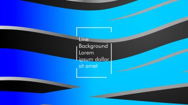 Soyut dalga arka plan mavi degrade ile