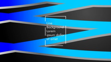 Soyut dalga arka plan mavi degrade ile