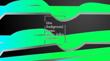 Soyut dalga geçmiş ile yeşil degrade