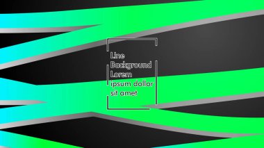 Soyut dalga geçmiş ile yeşil degrade