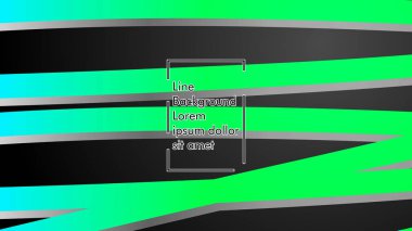 Soyut dalga geçmiş ile yeşil degrade