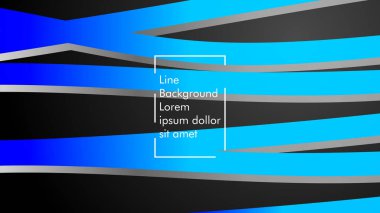 Soyut dalga arka plan mavi degrade ile