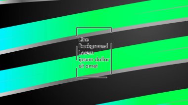 Soyut dalga geçmiş ile yeşil degrade