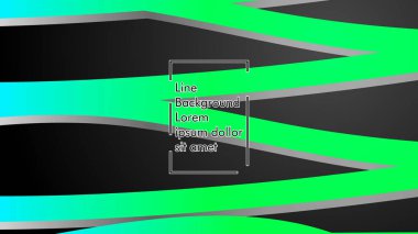 Soyut dalga geçmiş ile yeşil degrade