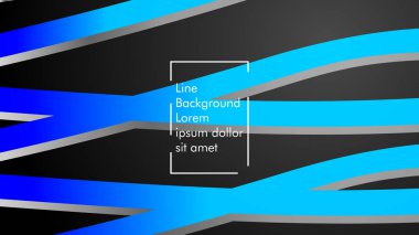 Soyut dalga arka plan mavi degrade ile