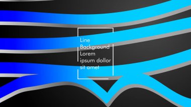 Soyut dalga arka plan mavi degrade ile