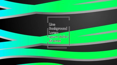 Soyut dalga geçmiş ile yeşil degrade