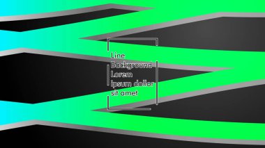 Soyut dalga geçmiş ile yeşil degrade