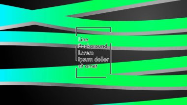 Soyut dalga geçmiş ile yeşil degrade