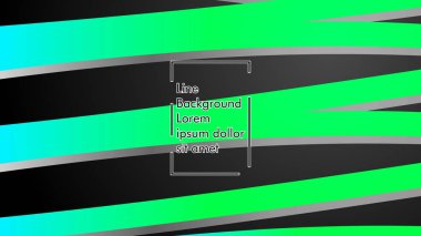 Soyut dalga geçmiş ile yeşil degrade