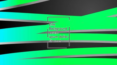 Soyut dalga geçmiş ile yeşil degrade