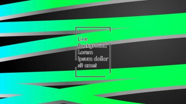 Soyut dalga geçmiş ile yeşil degrade