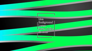 Soyut dalga geçmiş ile yeşil degrade