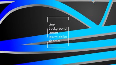 Soyut dalga arka plan mavi degrade ile