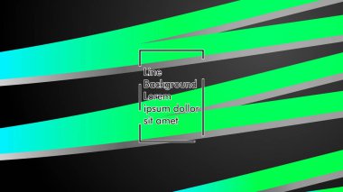 Soyut dalga geçmiş ile yeşil degrade