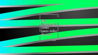 Soyut dalga geçmiş ile yeşil degrade