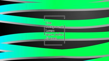 Soyut dalga geçmiş ile yeşil degrade