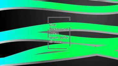 Soyut dalga geçmiş ile yeşil degrade