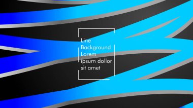 Soyut dalga arka plan mavi degrade ile