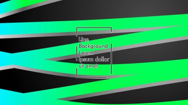 Soyut dalga geçmiş ile yeşil degrade