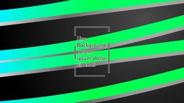 Soyut dalga geçmiş ile yeşil degrade