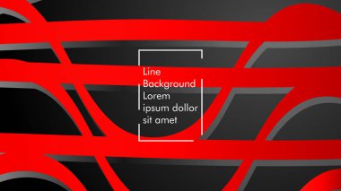 Dalgalı arka plan, kırmızı renkli ve siyah arka plan