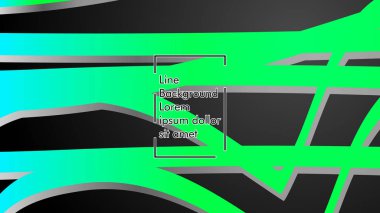 Soyut dalga geçmiş ile yeşil degrade