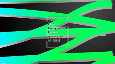 Soyut dalga geçmiş ile yeşil degrade