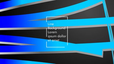 Soyut dalga arka plan mavi degrade ile