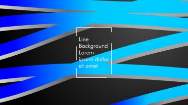 Soyut dalga arka plan mavi degrade ile