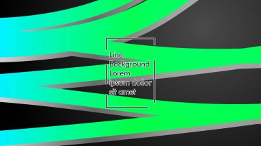 Soyut dalga geçmiş ile yeşil degrade