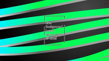 Soyut dalga geçmiş ile yeşil degrade