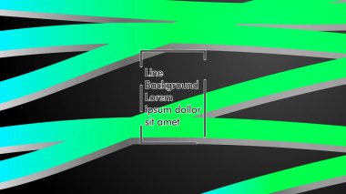 Soyut dalga geçmiş ile yeşil degrade