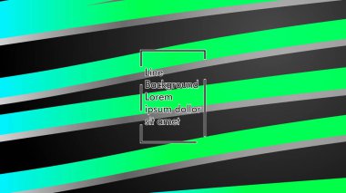 Soyut dalga geçmiş ile yeşil degrade