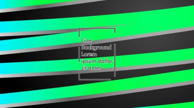 Soyut dalga geçmiş ile yeşil degrade