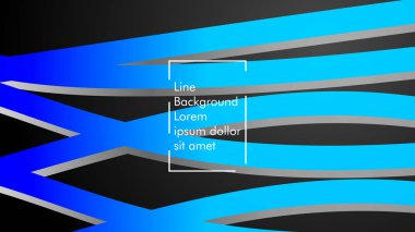 Soyut dalga arka plan mavi degrade ile