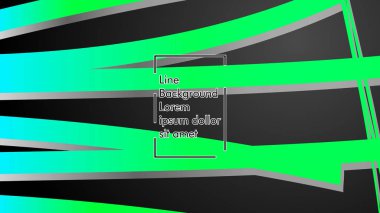 Soyut dalga geçmiş ile yeşil degrade