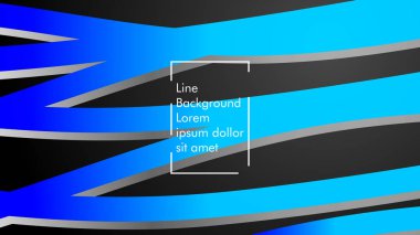 Soyut dalga arka plan mavi degrade ile