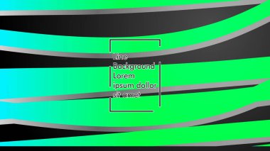 Soyut dalga geçmiş ile yeşil degrade