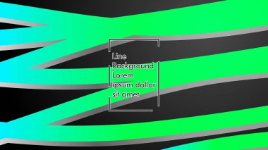 Soyut dalga geçmiş ile yeşil degrade