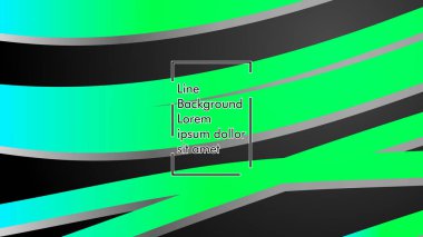 Soyut dalga geçmiş ile yeşil degrade