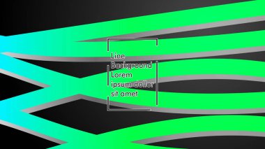 Soyut dalga geçmiş ile yeşil degrade